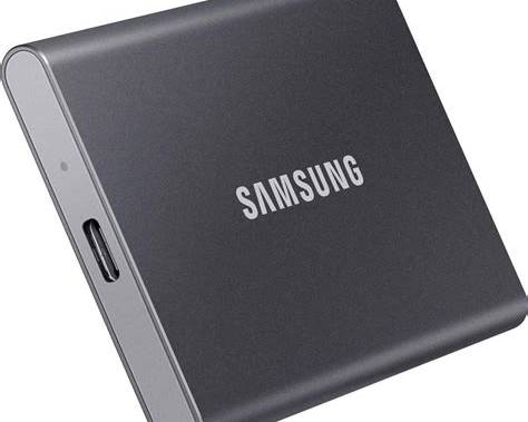 Samsung Portable SSD T7 1 TB Titan Grey