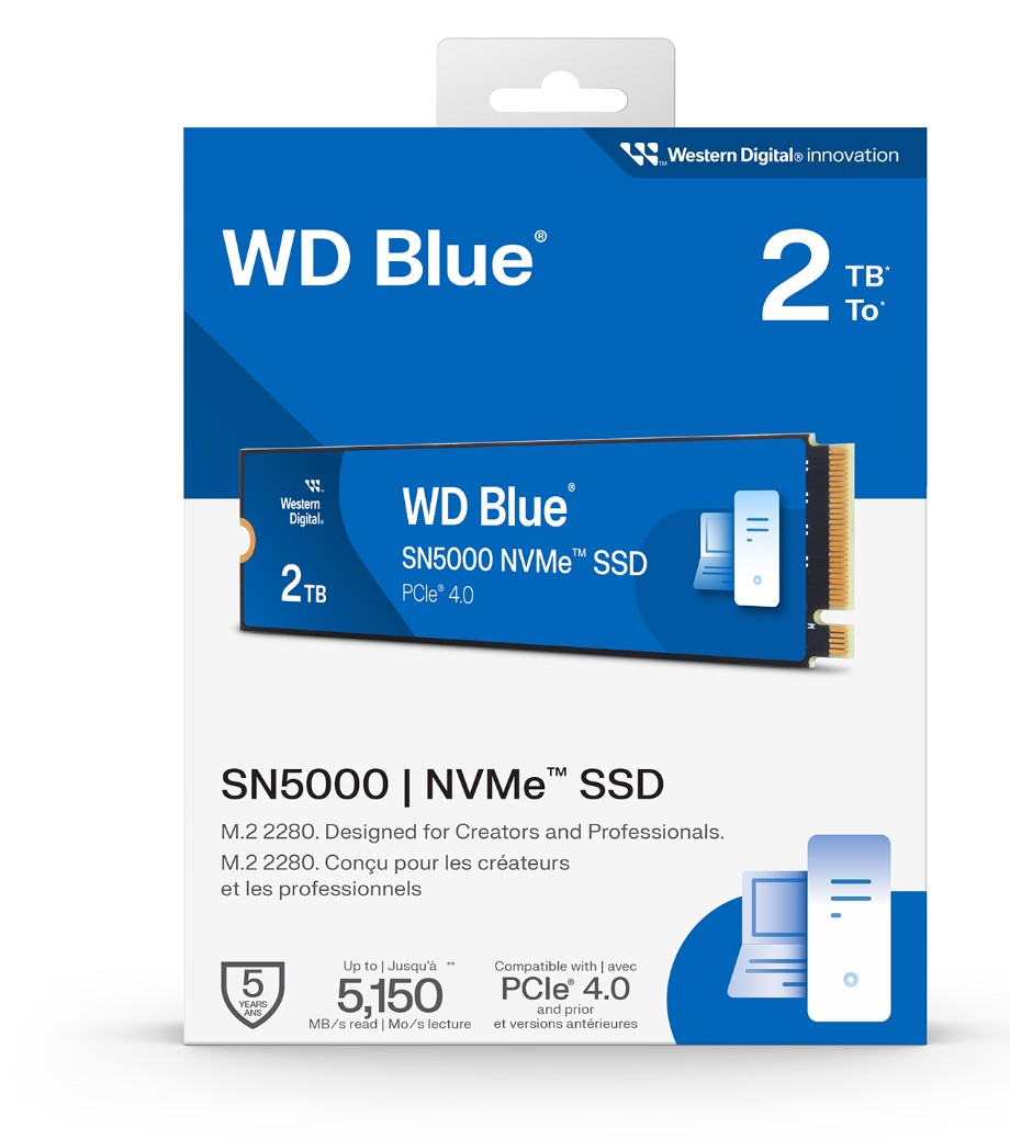WD Blue SN5000 NVMe SSD 2 TB