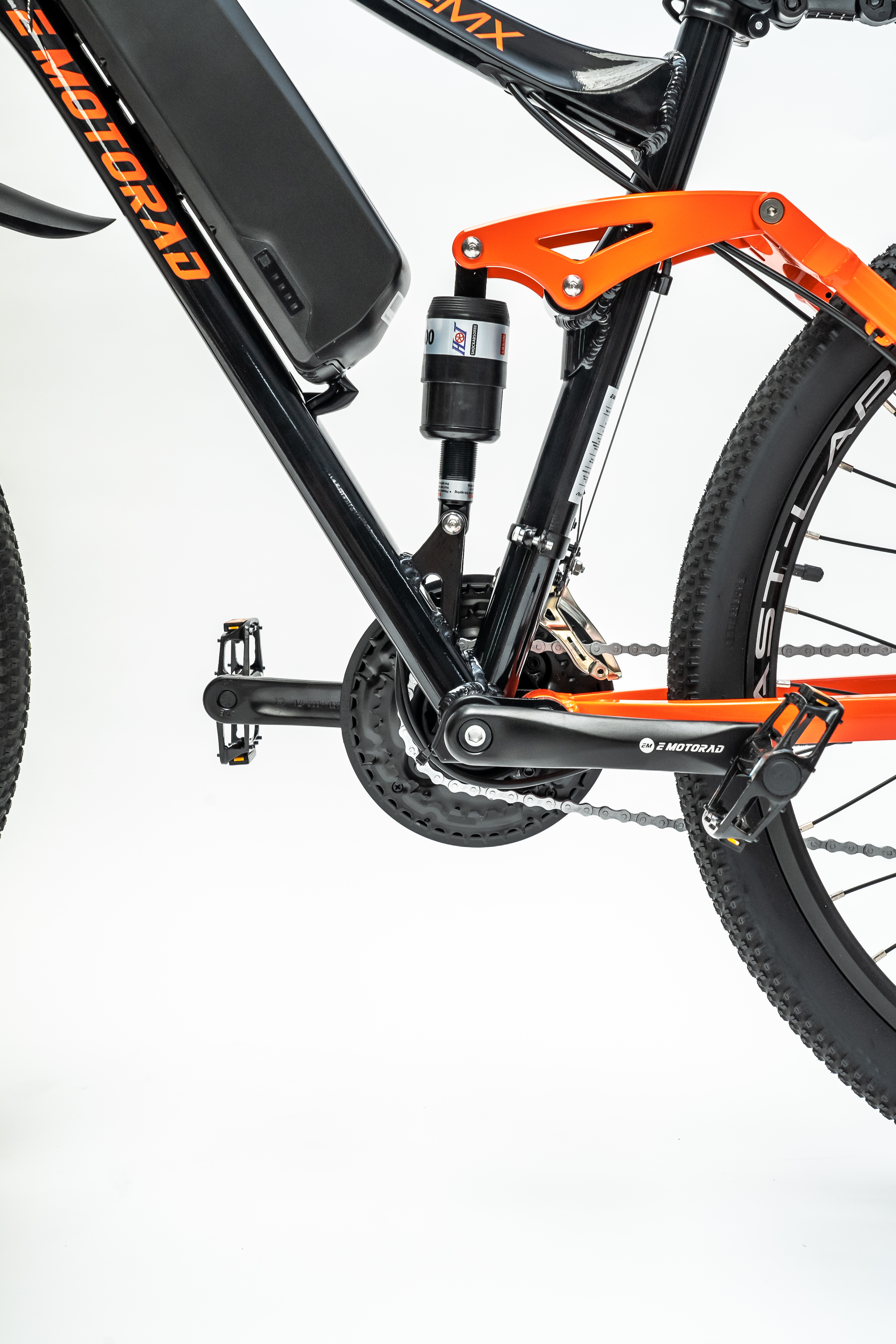 EMotorad EMX+ E-Mountainbike 27,5″ – 470 Wh Akku | Vollfederung | 250 W Heckmotor